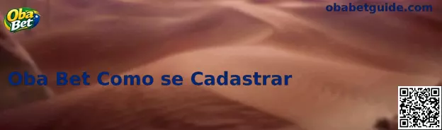 Interface de Cadastro Oba Bet