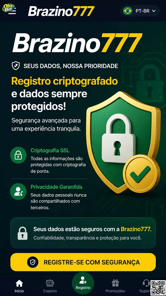 Cadastro seguro Oba Bet